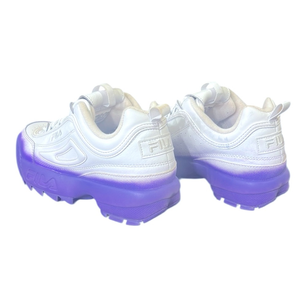 Fila Disruptor 2 Bright Fade Platform Sneaker Purple White Size 7.5 - Picture 6 of 11